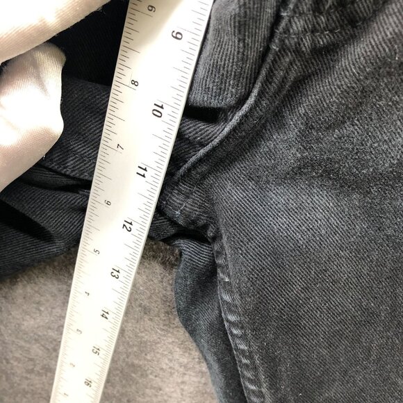 Vintage Calvin Klein Easy Fit Jean Mens 33x30 Black Wash Rigid Cotton Relaxed - Picture 10 of 11